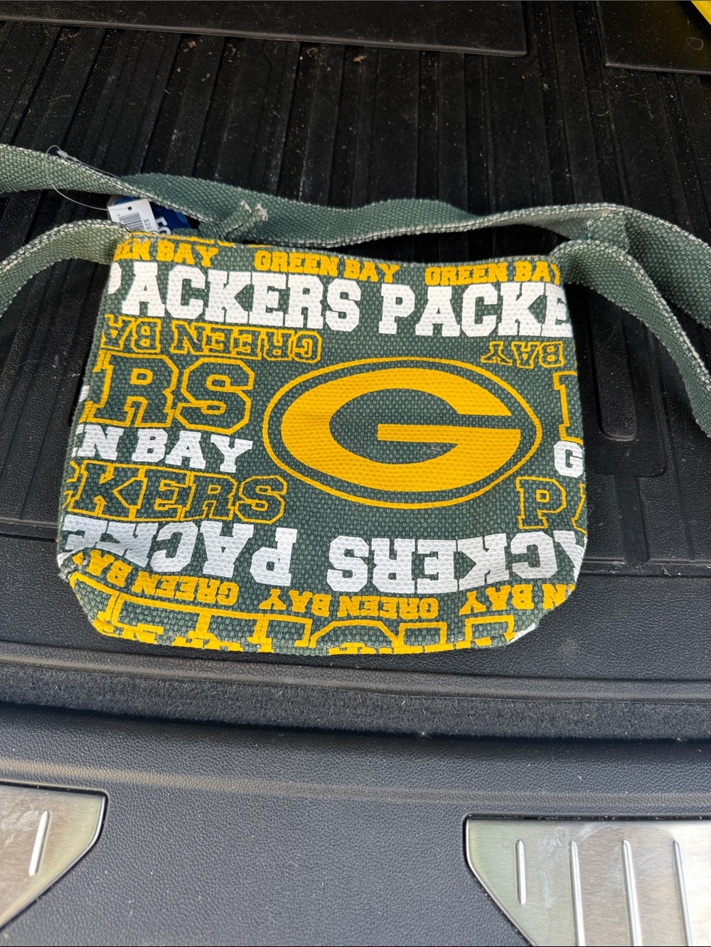 Forever Collectibles Green and Gold Green Bay Packers Crossbody Bag